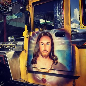 Jeepney, Christian Symbols, faith, art, religion, christianity, spirituality, creativity, philippines, symbolic, belief
