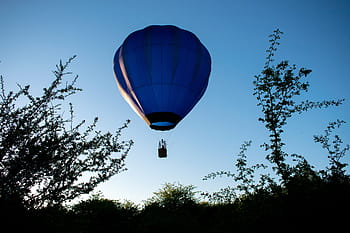 sky, balloon, air, outdoors, hot-air ballon, transportation, fly, blue, leisure, float, flying