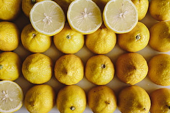 limões frescos, fresco, limões, amarelo, fruta, limão, metade, alimentos, frutas cítricas, frescura, comida e bebida