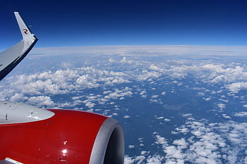 flight, plane, view, from the window, sky, travel, tourism, journey, clouds, fly, horizon