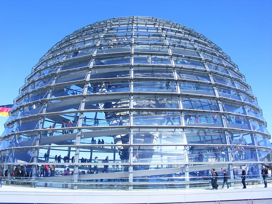 reichstag, Βερολίνο, θόλος, κεφάλαιο, κυβερνητική περιοχή, Γερμανία, Κτίριο, μοντέρνο, αρχιτεκτονική, μπλε, φουτουριστικό