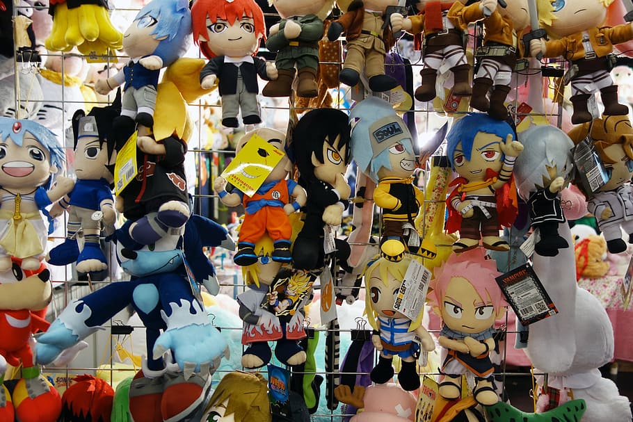 plush figure, comic, anime, human, children, hairstyle, expression, manga, cosplay, event, convention
