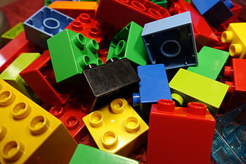 mattoncini colorati assortiti, blocchi di lego, Duplo, colorato, giocattoli, Lego, giocare, Legoland, lego duplo, bambini, costruzioni