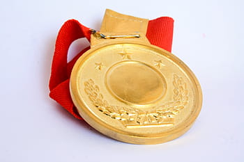 altın madalya, beyaz, yüzey, madalya, ödül, altın, başarı, kazanan, kurdele, ilk, ganimet