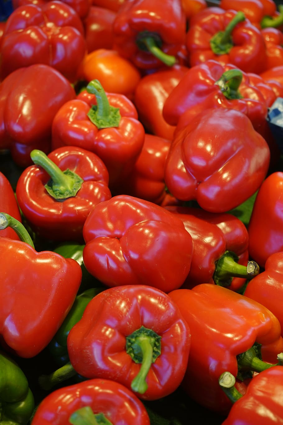 paprika, red, vegetables, red pepper, food, capsicum, nachtschattengewächs, solanaceae