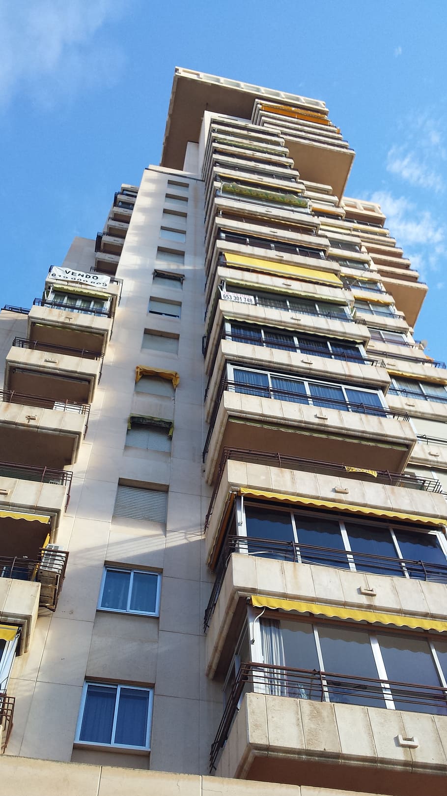 benidorm, bytový dům, vysoký, byt
