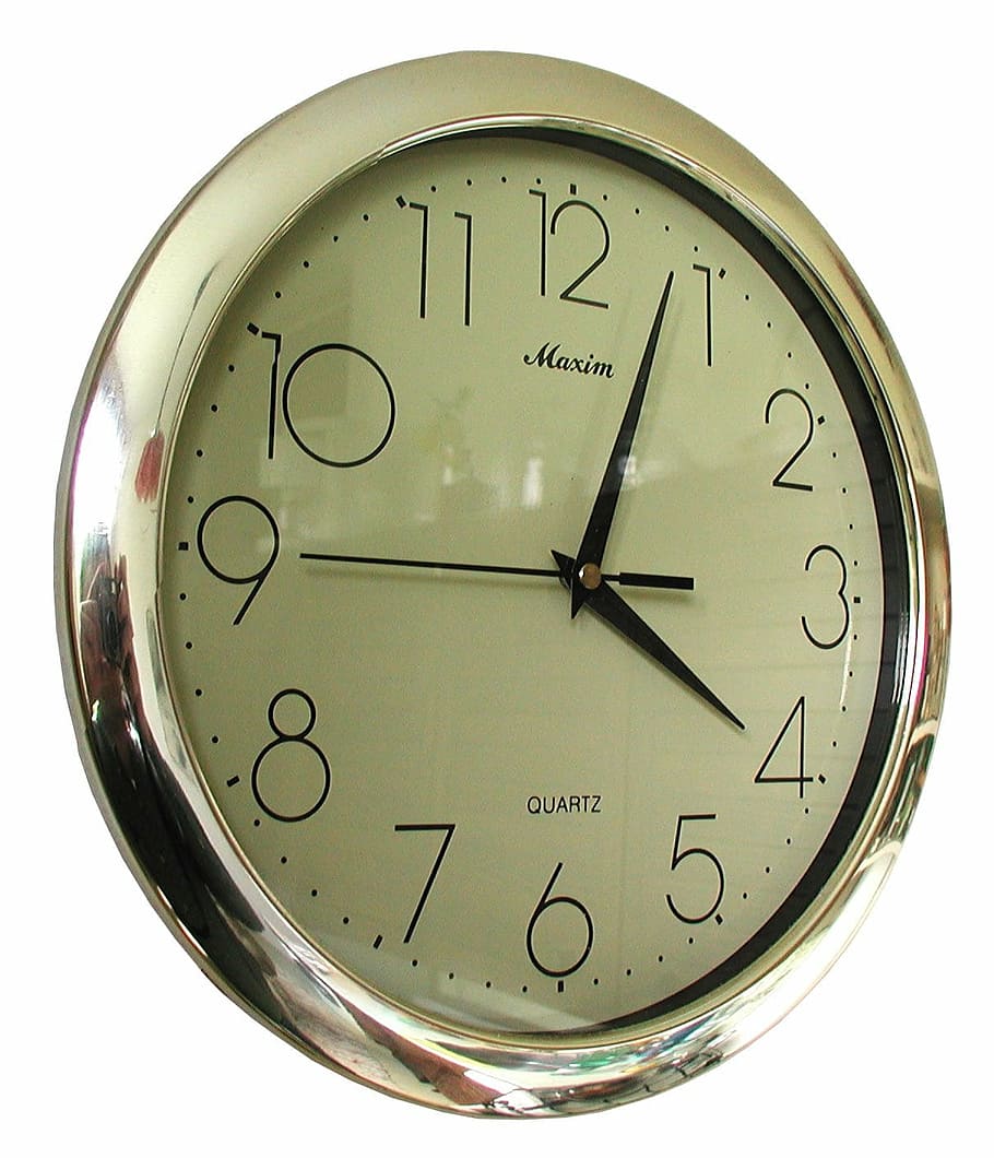 wall clock, time of, clock, time, pointer, seconds, minutes, hours