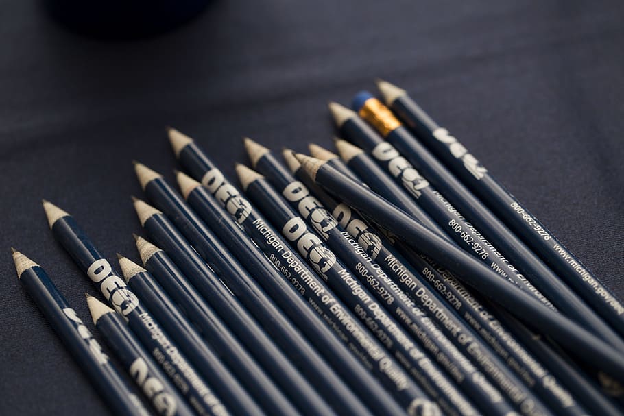 pencils, department of environmental quality, michigan, swag