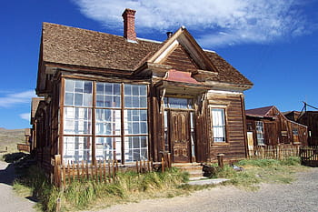 Casa, architettura, finestra, famiglia, vecchio, Bodie, BSHP, parco storico dello stato del bodie, California, storia, edifici