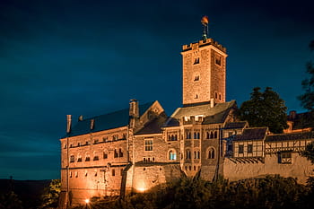 hrad wartburg, eisenach, Německo Durynsko, hrad, světové dědictví, kulturní dědictví, luther, Německo, historicky, pevnost, prastaré časy