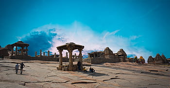 Hampi, eredità, antico, cultura, storico, archeologia, induismo, Karnataka, scultura, viaggio