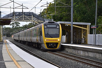 express, tracks, daytime, Brisbane, Rail, Train, Ipswich, Travel, city, traffic, queensland
