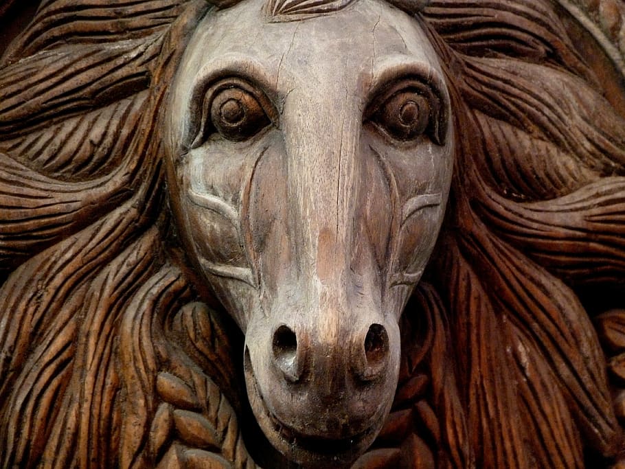 camden, market, horse, england, london, fashion, decoration, retro