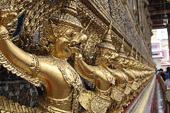 bangkok, big palace, thailand, garuda
