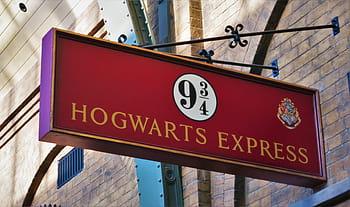 platform 9 3/4 hogwarts, express, signage, Platform, Hogwarts Express, harry potter, track nine nine, station universal studios, theme park, usa, florida