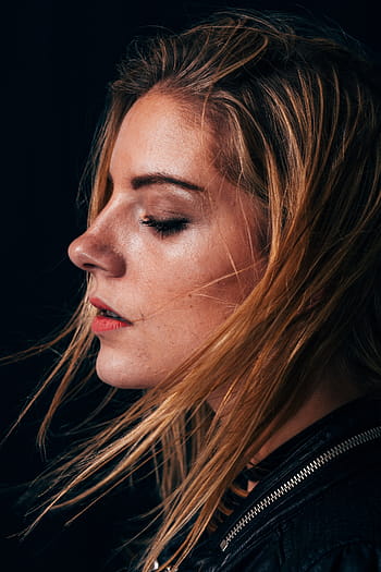 focus photography, woman face, people, girl, woman, face, makeup, beauty, model, long hair, headshot