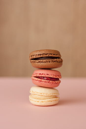 three french macaroons, pastry, macaron, sweet, bakery, dessert, biscuit, colorful, food, confectionery, delicious