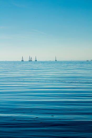 sailboats, ocean, blue, sky, landscape, photography, body, water, sailing, boats, nature