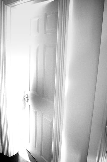 white, wooden, door, Doors, Unknown, Mystery, Open, Start, new, light, effects