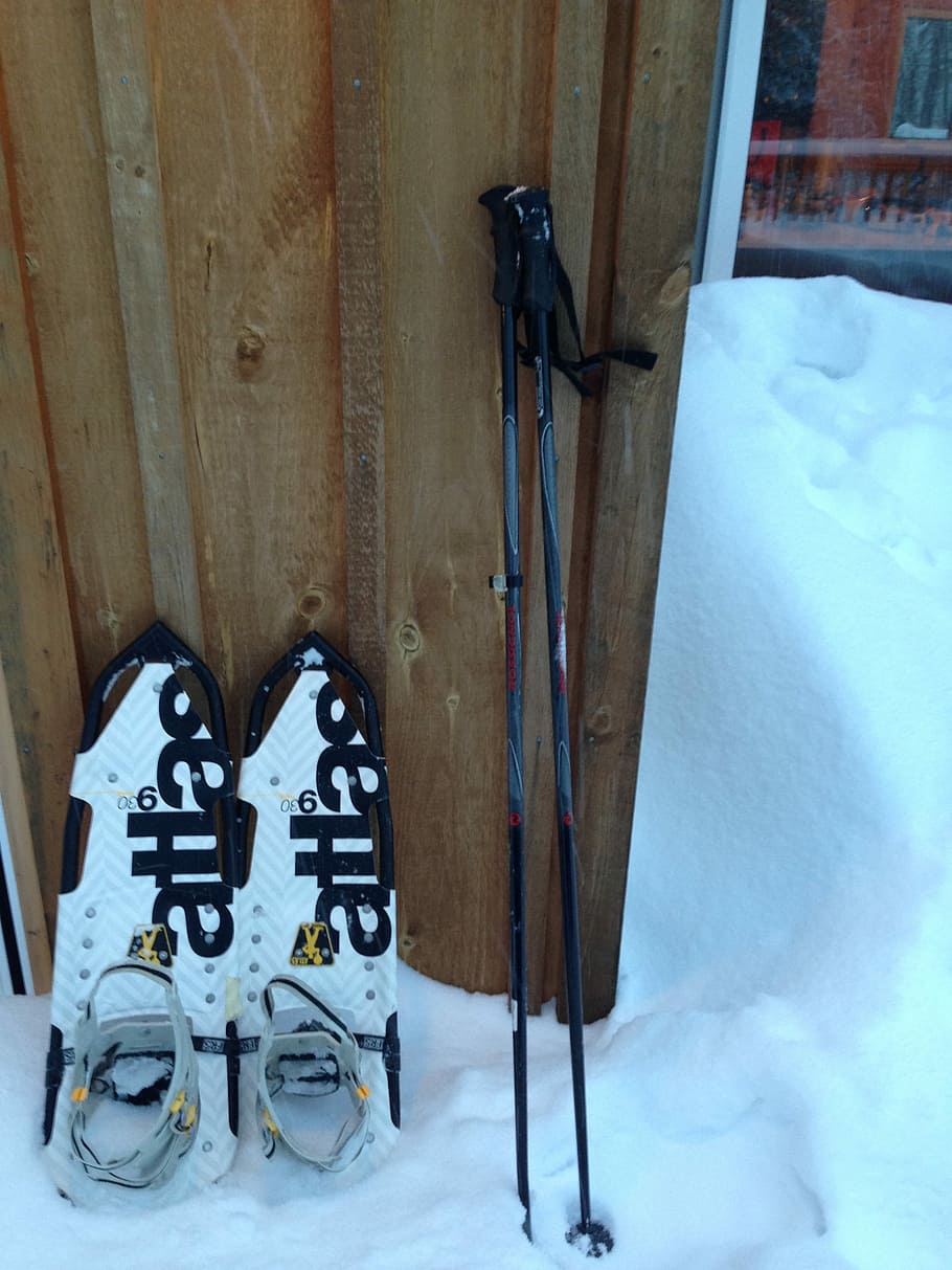 Snowshoes, Snow, Winter, Adventure, nature, trekking, walk, outdoor, travel, active, equipment