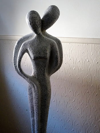 sculpture, pair, lovers, man, woman, art, figure, statue, for two