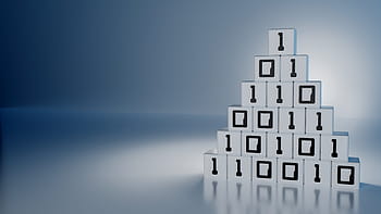 number blocks, binary, pay, digital, null, one, background, 3d, blender