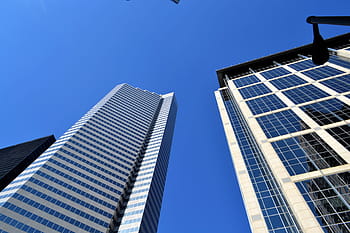 commercial buildings, real-estate, structure, windows, electricity, technology, contemporary, power, solar energy, sky, business