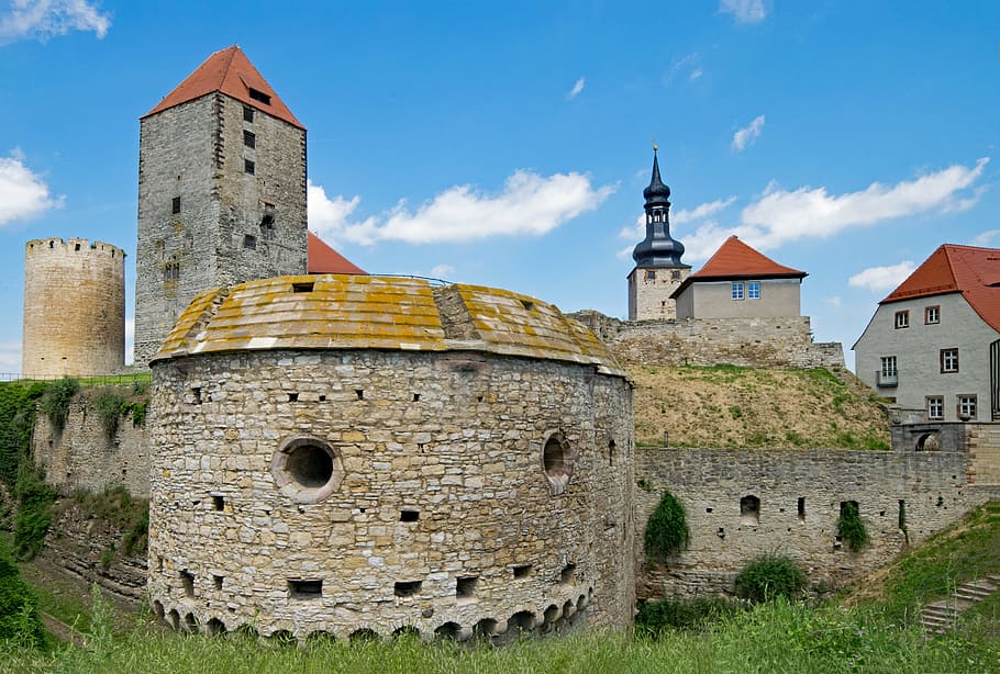 castello, Querfurt, Sassonia-Anhalt, Germania, architettura, Luoghi di interesse, costruzione, Europa