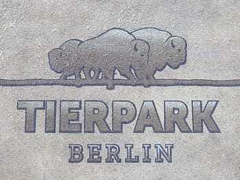 zoo, berlin, park, wall art, directory, shield, logo, direction indicator, wise direction, note, wall