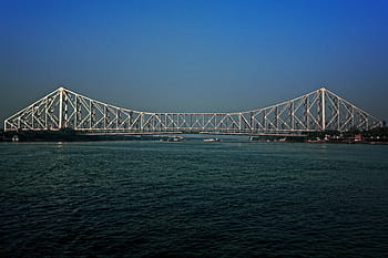 jembatan, air, konstruksi, langit, suspensi, kota, perkotaan, arsitektur, perjalanan, jembatan gantung, laut