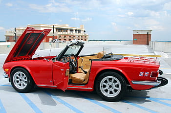 brytyjski samochód sportowy, czerwony, nostaglia, samochód, brytyjski, automatyczny, transport, pojazd, zabytkowe, koło, retro