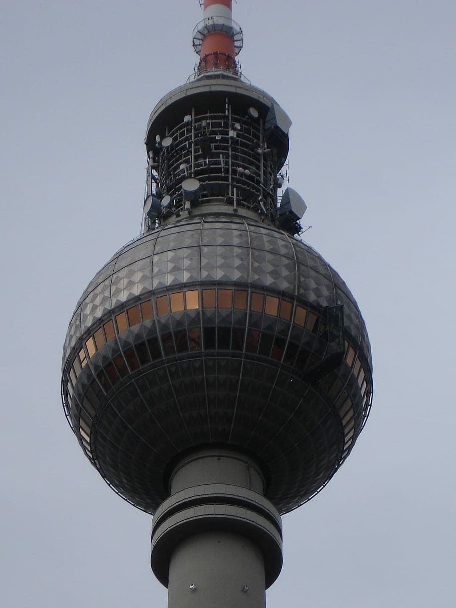Tv Tower, Berlin, Radio Tower, tower, german radio tower gmbh, dfmg, radio, watch tv, architecture, built structure, building exterior