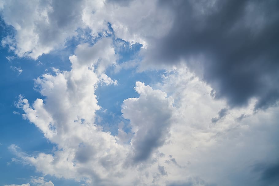 mrak, nebe, Pozadí, mraky, Příroda, vzduch, atmosféra, Krásná, horizont, krajina, kyslík
