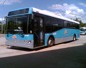 Sluneční služby, hlavní, důležitý, střediska, sunbus, služeb, pobřeží, Queensland, Austrálie, autobus, fotky, veřejná doména