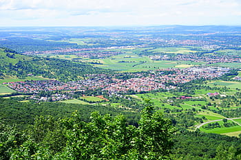 suabiya albümü, Bissingen an der Teck, bakış açısı, Breitenstein, idil, alb saçak, alb kenarı, peyzaj, korumalı peyzaj alanı, göç olasılığı, yürüyüş