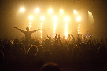 persone, Guardando, concerto musicale, folla, persone che guardano, luce, musica, festa, concerto di musica popolare, Festival musicale, pubblico