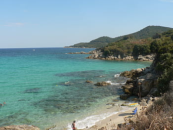 olympiada, Řecko, pláž, bílý, chalkidiki, moře, řecký, krajina, relaxovat, pobřežní čára, Příroda