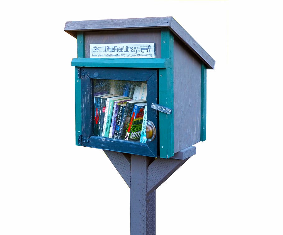 Books, little library, library, reading, books background, communication, white background, old-fashioned, outdoors, day