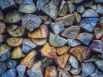Haufen Brennholz, braun, Kamin, Holz, protokolliert, Natur, Textur, Hintergründe, Vollbild, große gruppe von gegenständen, Log