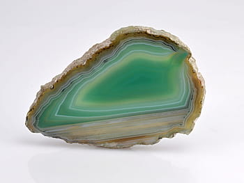 close-up photo, green, brown, geode, precious stone, agate, semi-precious stone
