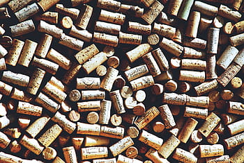 výstřel, víno zátky, detailní, víno, zátky, jídlo pití, pozadí, vzor, detail, texturou, abstraktní
