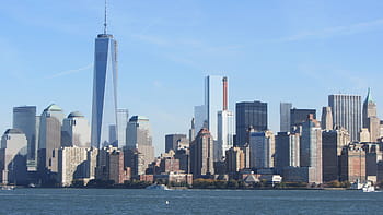 Nový, york city, panorama krajiny fotografie, Manhattan, New York, ny, nyc, New York City, město, usa, panoráma