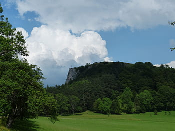hora, Skála, přejít, lochenstein, kříž, swabian alb, zollernalb, rána pěstí, bílé okapy, Balingen hory, balingen