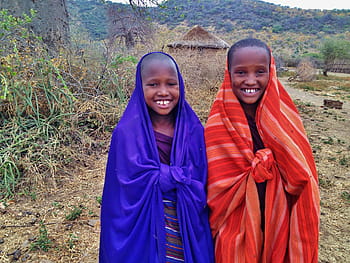 massai, children, people, boys, tanzania, boma, africa, cultures, indigenous Culture, smiling, traditional Clothing