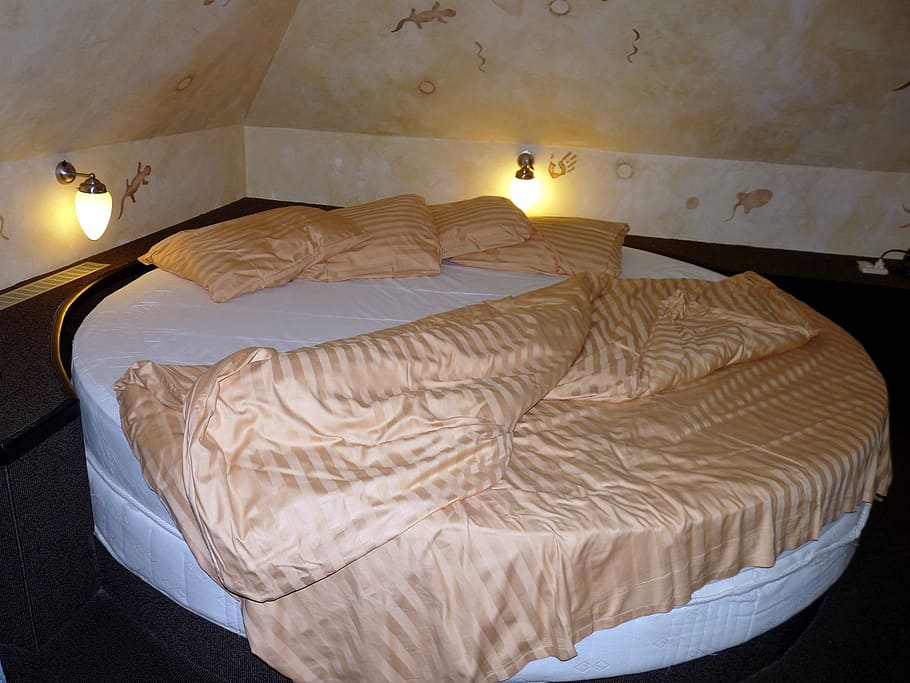 bed, pillow, down comforter, accommodation