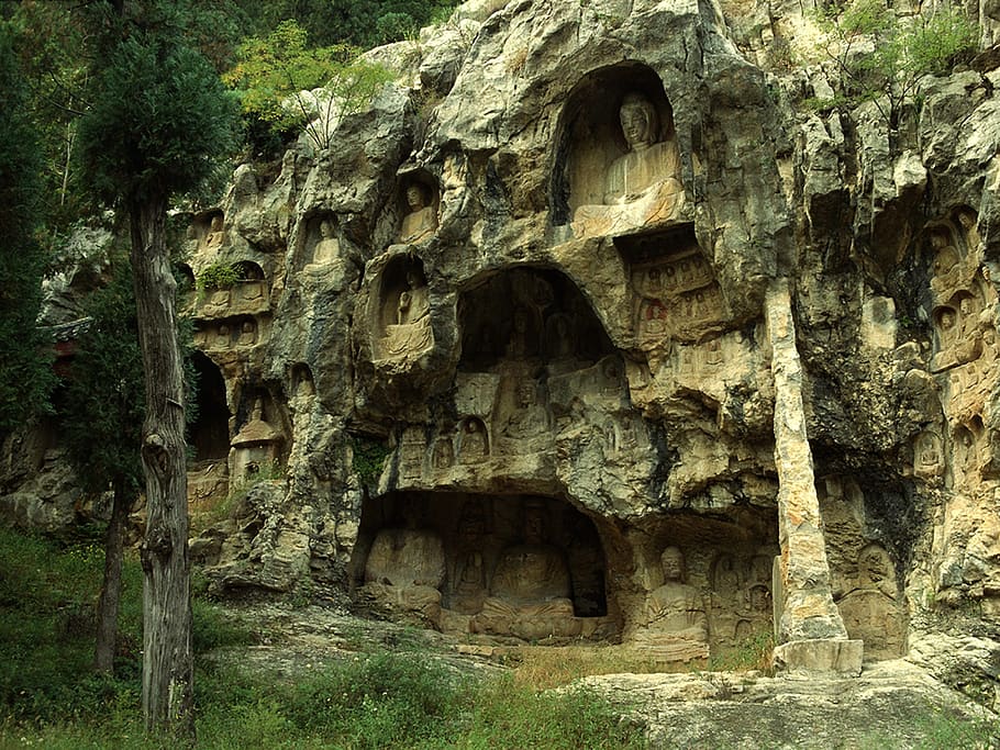 arte de Buda, cultura chinesa, gruta
