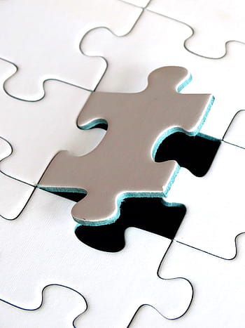 bílé puzzle, hádanka, poslední částice, kus, vymezení, přesný střih, poslední prvek, vložit