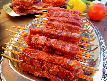 meat barbecues, plate, meat, raw, tasty, food, grill, grilled meats, frisch, eat, barbecue