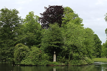 Diana, Gravestone, Island, lady d, diana's grave, althorp, spencer, the spencers, tree, lake, park