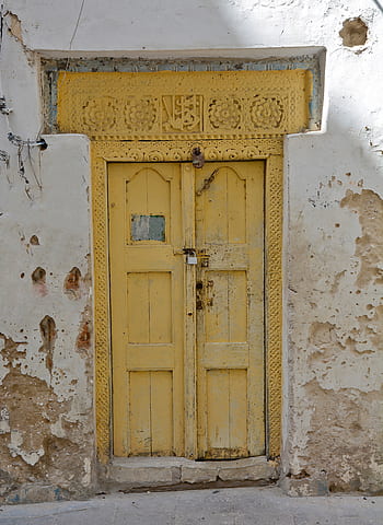 door, wooden door, zanzibar, africa, stone town, tanzania, culture, ornament, decoration, arabic, swahili